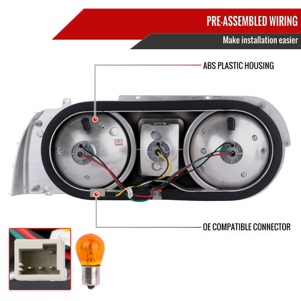 Spec-D Tail Lights Nissan Skyline GTR R32 (1989-1994) R33 (1995-1998)