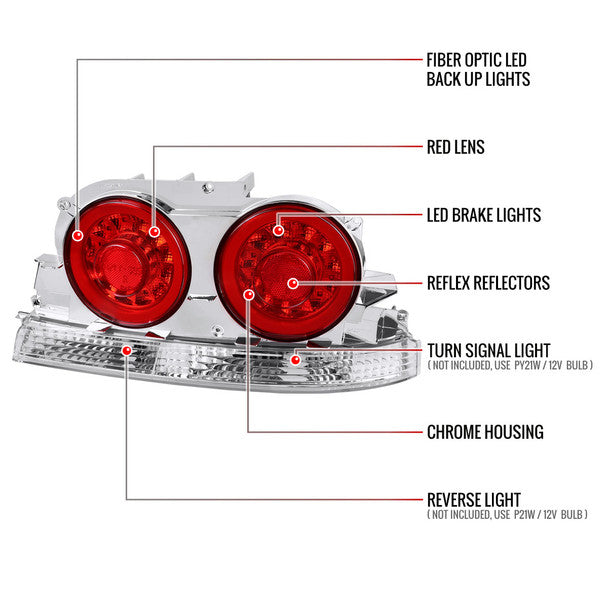 Spec-D Tail Lights Nissan Skyline GT R32 (1989-1994) R33 (1995-1998) J