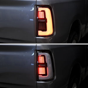 Spec-D Full LED Tail Lights Ram 1500 (2019-2024) With/Without Sequential Turn Signal