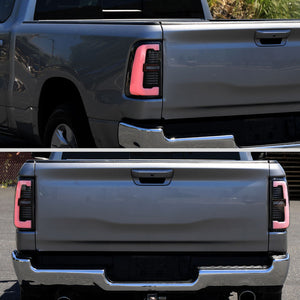 Spec-D Full LED Tail Lights Ram 1500 (2019-2024) With/Without Sequential Turn Signal