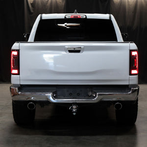 Spec-D Full LED Tail Lights Ram 1500 (2019-2023) w/ LED Light Bar