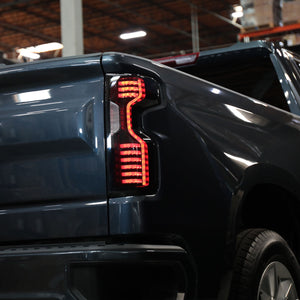 Spec-D Tail Lights Silverado 1500 (19-23) 2500 & 3500 HD (20-23) LED - Black / Tinted / Clear