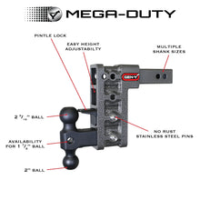 Load image into Gallery viewer, Gen-Y Hitch Mega Duty 16K Drop Hitch (2″ Shank) 5" / 7.5″ / 10" / 12.5" / 15" / 17.5" Drop Alternate Image