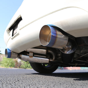 Spec-D Tuning Exhaust Infiniti G35 Coupe (03-07) Dual Muffler Polished or Blue Burnt Tips