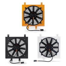 Load image into Gallery viewer, Mishimoto Radiator Fan Shroud Honda Civic EG / EK 1.5L (92-00) Del Sol 1.5L (93-97) Black / Gold / Polished - Polished Alternate Image