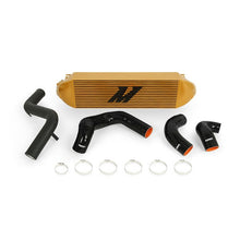 Load image into Gallery viewer, Mishimoto Intercooler Ford Focus ST (13-18) w/ or w/o Intercooler Pipe &amp; Hose - w/ Black Pipes &amp; Hoses / Gold Alternate Image