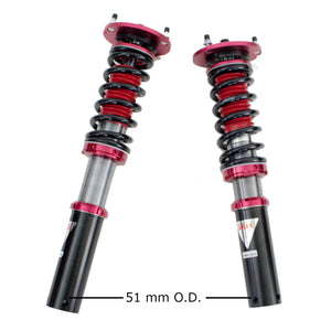 Godspeed MAXX Coilovers BMW 318i 320i 325i E30 (85-91) True Rear w/ Front Camber Plates