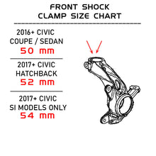 Load image into Gallery viewer, Godspeed MAXX Coilovers Honda Civic Hatchback (2016-2021) w/ Front Camber Plates MMX3790-52mmx0129 - Default Title Alternate Image