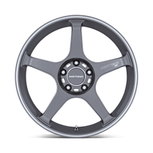 Load image into Gallery viewer, Motegi Racing MR159 Battle V Wheels 18x9.5 | 5x100, 5x114.3, 5x120 | +38 , +35 , +25 , +15 , +0 Offset Black / Gunzilla with Machined Lip / White / Blue Alternate Image