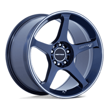 Load image into Gallery viewer, Motegi Racing MR159 Battle V Wheels 18x10.5 | 5x114.3 , 5x120 | +25 or +35 Offset Blackbird Metallic or Gunzilla with Machined Lip Stripe Alternate Image