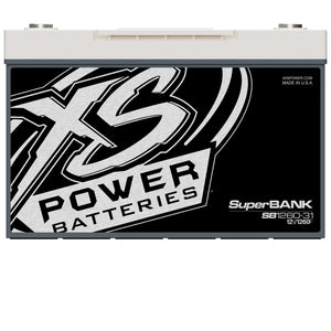 XS Power Batteries 12V Super Bank Capacitor Modules w/ M6 Terminal Bolts 31000 Max Amps SB1260-31