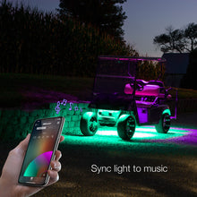 Load image into Gallery viewer, XKGlow Led Golf Cart Accent Light Kit w/ XKChrome Smartphone App - Standard or Advance - Standard Alternate Image