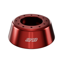 Load image into Gallery viewer, DND Low Profile Steering Wheel Hub for Nissan 350Z 370Z (02-20) Infiniti G35 G37 (03-15) Purple / Red / Tungsten / Black Alternate Image