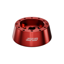 Load image into Gallery viewer, DND Low Profile Steering Wheel Hub for Nissan S13 S14 R32 R33 R34 Altima Sentry Pickup (87-06) Purple / Red / Black / Tungsten / Silver Alternate Image