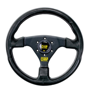 OMP Racing GP 330mm Polyurethane Steering Wheel - Black