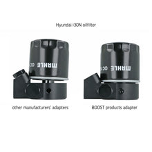 Load image into Gallery viewer, BOOST Products Thermostatic Oil Filter Sandwich Plate Adapter M22x1.5 / -8 AN to -10 AN OF-M22-BM Alternate Image