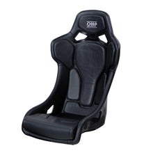 Load image into Gallery viewer, OMP RT Carbon Fixed Back Racing Seats FIA 8855-1999 Black Leather or Leather / Alcantara - Full Leather Alternate Image
