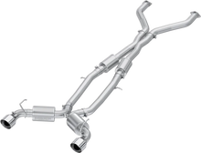 Load image into Gallery viewer, MBRP Exhaust Nissan Z RZ34 3.0L (23-24) 3" Bolt-On Catback / 5" Dual Split T304 Stainless or Carbon Fiber Tips - T304 Stainless Tips Alternate Image