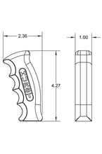 Load image into Gallery viewer, Hurst Billet/Plus Pistol Grip Shifter Handle [Universal] 1536010 - Black Alternate Image