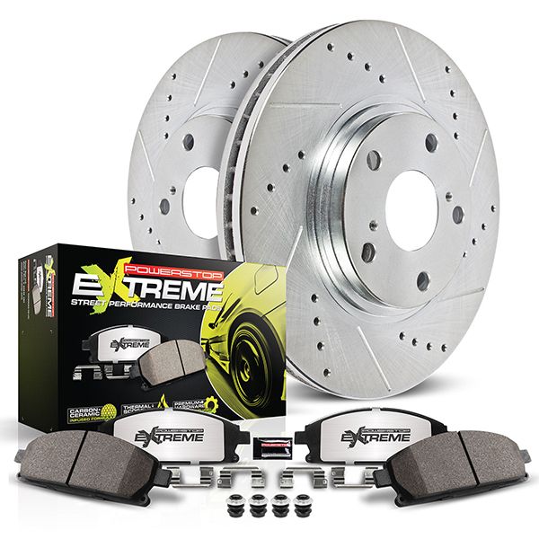 PowerStop Z26 Front Brake Kit Cadillac XLR (06-09) Performance Rotors & Pads K5158-26
