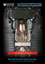 Load image into Gallery viewer, Miller CAT Corp Catalytic Converter Shield for Toyota Prius Gen 5 (2023-2026) Bolt On Theft Deterrent - Aluminum or Stainless Steel Alternate Image