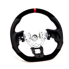 Load image into Gallery viewer, PRL Motorsports Steering Wheel for Honda Civic FC / FK8 (2016-2021) Carbon / Leather / Suede with Red &amp; Blue Stitching Alternate Image
