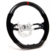 Load image into Gallery viewer, PRL Steering Wheel for Honda Civic FE / FL &amp; Type R FL5 (2022-2025) Carbon / Leather / Suede with Red &amp; Blue Stitching Alternate Image