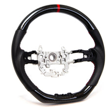 Load image into Gallery viewer, PRL Steering Wheel for Honda Civic FE / FL &amp; Type R FL5 (2022-2025) Carbon / Leather / Suede with Red &amp; Blue Stitching Alternate Image