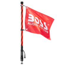Load image into Gallery viewer, Boss Audio Systems ATV Whip Antenna - 24"/ 48"/ 72", 360° RGB Multicolor LED (Red, Green, Blue), 20 Color Modes, 15 Brightness Levels, Marine Rated Weatherproof IP67 - 24" Alternate Image