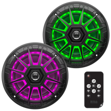 Load image into Gallery viewer, Boss Audio Systems RGB Marine Speakers - 150 or 200 Watts Per Pair, Weatherproof, Full Range, 2 Way, Sold in Pairs - 5.25 or 6.5 Inch Options Alternate Image