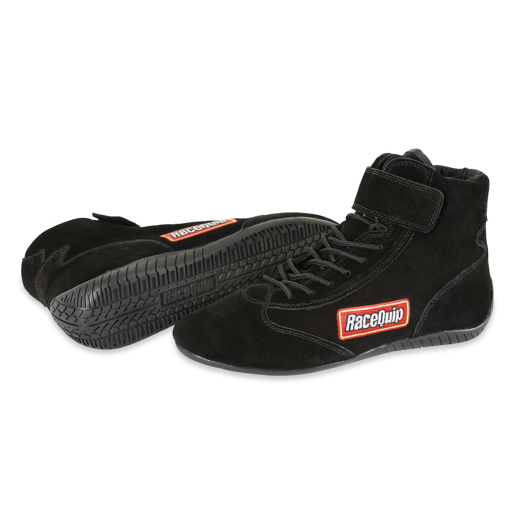 RaceQuip 303 Series SFI Mid-Top Racing Shoes - Black Sizes 8-13 ...