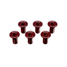 Load image into Gallery viewer, DND Titanium Steering Wheel Screws Purple / Red / Midnight Chrome Alternate Image