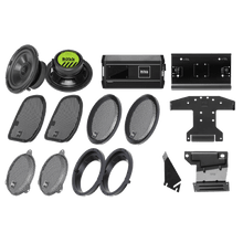 Load image into Gallery viewer, Boss Audio Systems Harley Davidson Bike Front Speakers Kit System - 4 Channel Amplifier/ 6.5 Inch Full Range 300-Watt Speakers BHD3F Alternate Image