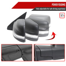 Load image into Gallery viewer, Spec-D Mirrors Ram 1500 (19-24) Heated Power &amp; Auto/Manual Fold w/ LED Signal Light - Black or Chrome - Black / Auto (Must already have feature) Alternate Image