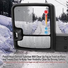 Load image into Gallery viewer, Spec D Towing Mirrors GMC Sierra 1500 (19-25) Power Adjustable &amp; Manually Extendable With LED Turn Signal  - Black or Chrome Alternate Image