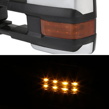 Load image into Gallery viewer, Spec D Towing Mirrors Chevy Silverado 1500 (2014–2018) Power Adjustable w/ LED Turn Signal - Black or Chrome Housing Alternate Image