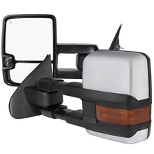 Load image into Gallery viewer, Spec D Towing Mirrors Chevy Silverado 1500 (2014–2018) Power Adjustable w/ LED Turn Signal - Black or Chrome Housing Alternate Image