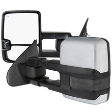 Load image into Gallery viewer, Spec D Towing Mirrors Chevy Silverado 1500 (2014–2018) Power Adjustable w/ LED Turn Signal - Black or Chrome Housing Alternate Image