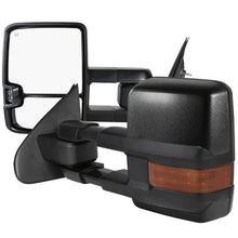 Load image into Gallery viewer, Spec D Towing Mirrors Chevy Silverado 1500 (2014–2018) Power Adjustable w/ LED Turn Signal - Black or Chrome Housing Alternate Image