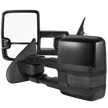 Load image into Gallery viewer, Spec D Towing Mirrors Chevy Silverado 1500 (2014–2018) Power Adjustable w/ LED Turn Signal - Black or Chrome Housing Alternate Image