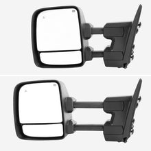 Load image into Gallery viewer, Spec D Towing Mirrors Nissan Titan (16-22) Power Adjustable w/ LED Turn Signal &amp; Puddle Lights -  Black or Chrome Alternate Image