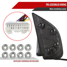 Load image into Gallery viewer, Spec D Towing Mirrors Nissan Titan (16-22) Power Adjustable w/ LED Turn Signal &amp; Puddle Lights -  Black or Chrome Alternate Image
