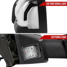 Load image into Gallery viewer, Spec D Towing Mirrors Nissan Titan (16-22) Power Adjustable w/ LED Turn Signal &amp; Puddle Lights -  Black or Chrome Alternate Image