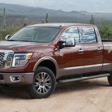 Load image into Gallery viewer, Spec D Towing Mirrors Nissan Titan (16-22) Power Adjustable w/ LED Turn Signal &amp; Puddle Lights -  Black or Chrome Alternate Image