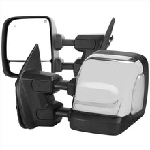 Load image into Gallery viewer, Spec D Towing Mirrors Nissan Titan (16-22) Power Adjustable w/ LED Turn Signal &amp; Puddle Lights -  Black or Chrome Alternate Image