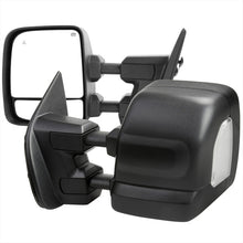 Load image into Gallery viewer, Spec D Towing Mirrors Nissan Titan (16-22) Power Adjustable w/ LED Turn Signal &amp; Puddle Lights -  Black or Chrome Alternate Image