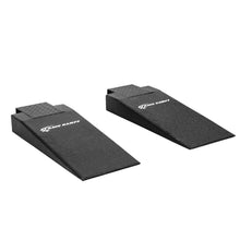 Load image into Gallery viewer, Race Ramps Hook Nose Rack Ramps (6.4 or 8 Degree Approach Angle) 34" or 48" Wide - 14" wide / 4" high Alternate Image
