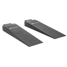 Load image into Gallery viewer, Race Ramps Hook Nose Rack Ramps (6.4 or 8 Degree Approach Angle) 34" or 48" Wide - 14" wide / 4" high Alternate Image