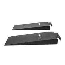 Load image into Gallery viewer, Race Ramps Hook Nose Rack Ramps (6.4 or 8 Degree Approach Angle) 34" or 48" Wide - 14" wide / 4" high Alternate Image