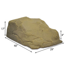 Load image into Gallery viewer, Race Ramps Show Rock (6" H / 10" H / 17" H) Riverbed / Sandstone / Fieldstone Finish - 6" Fieldstone Gray Alternate Image